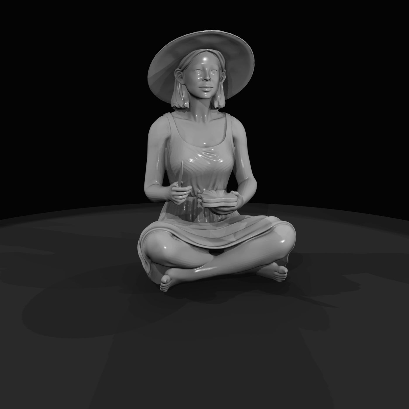 seated-female-figure-miniature-figurine