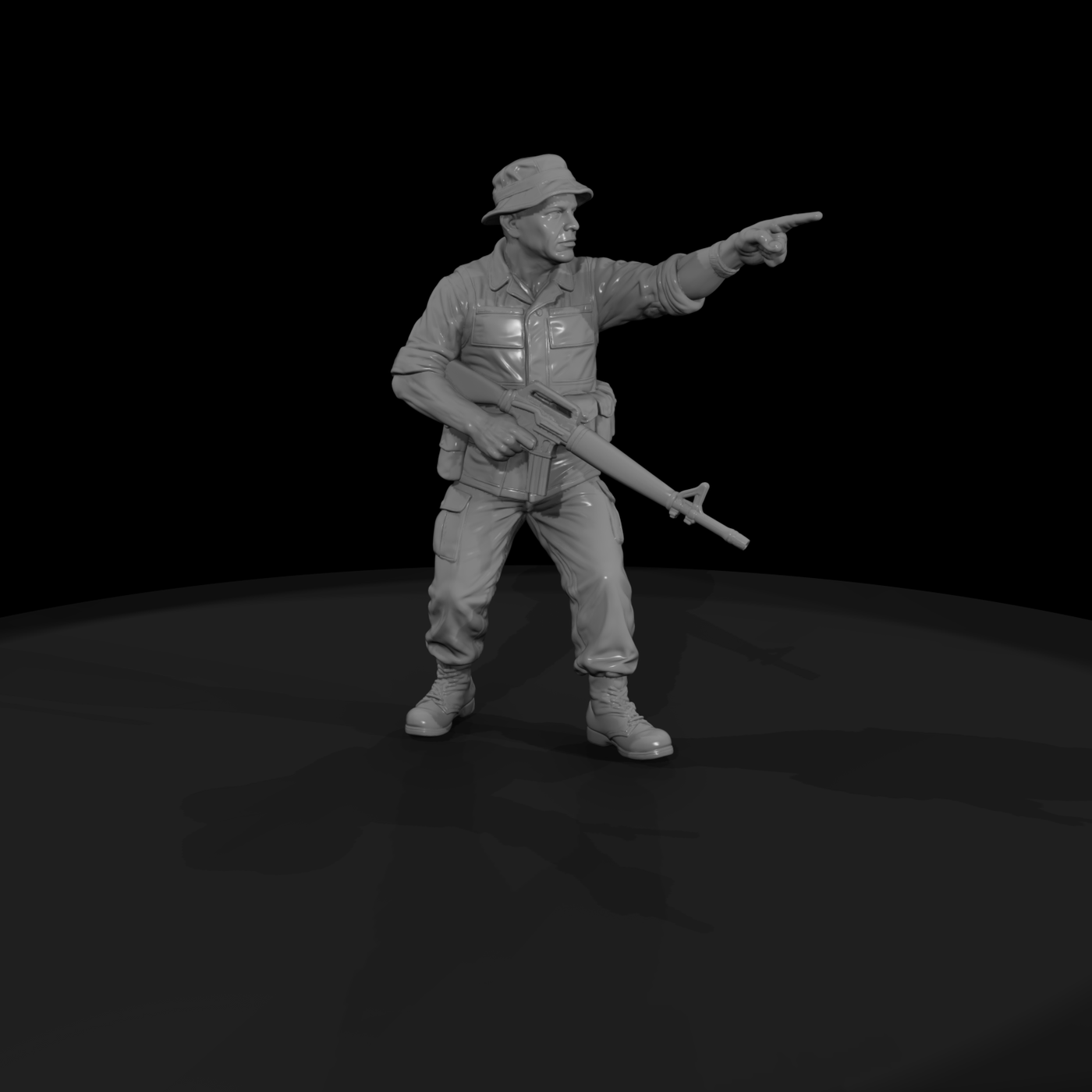 Vn Army 065 Vietnam U S Army Rifleman Figure