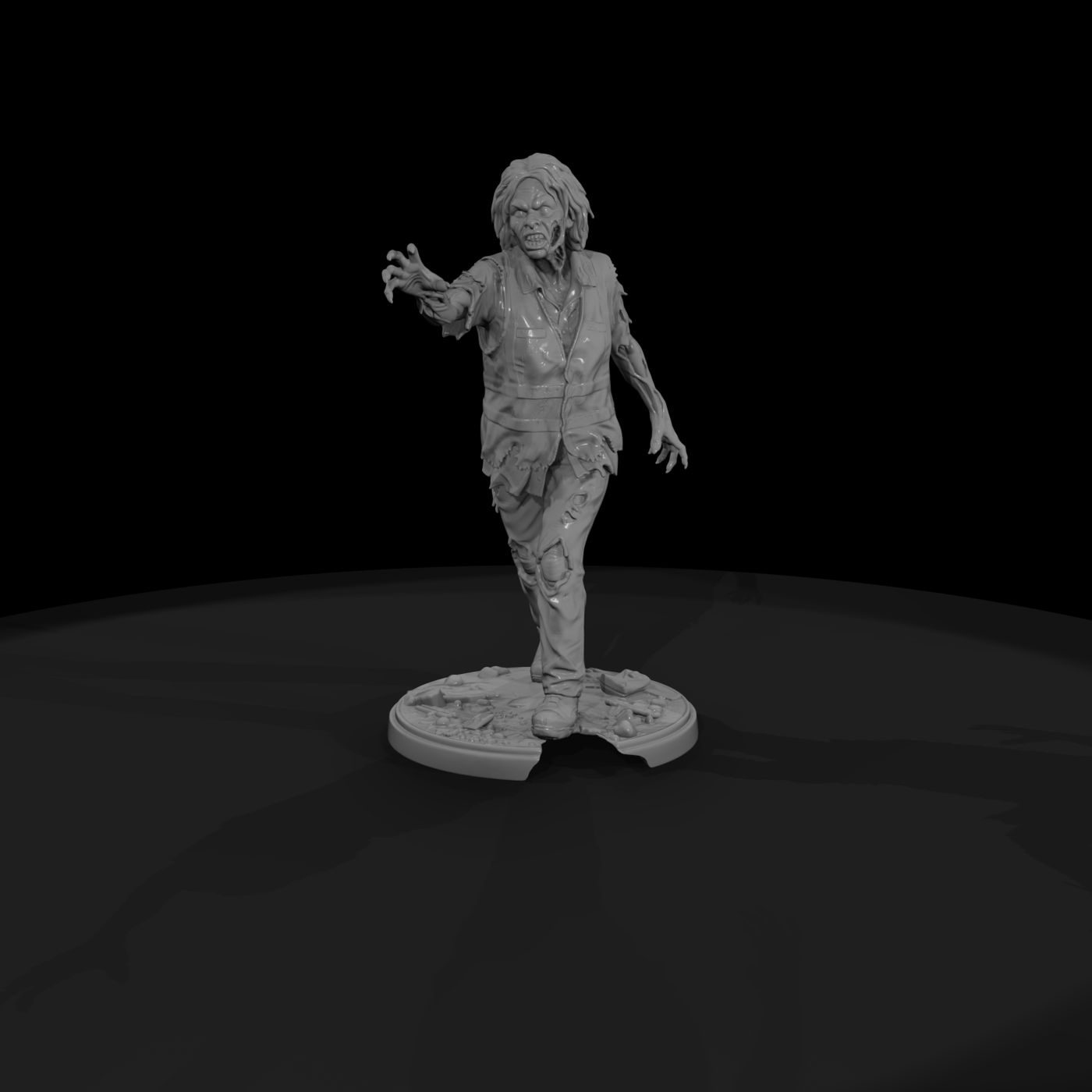 Zom 081 Toll Booth Worker Moderate