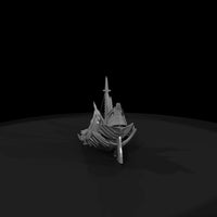 stylized-beached-pirate-shipwreck-diorama-107411 — thumbnail 5