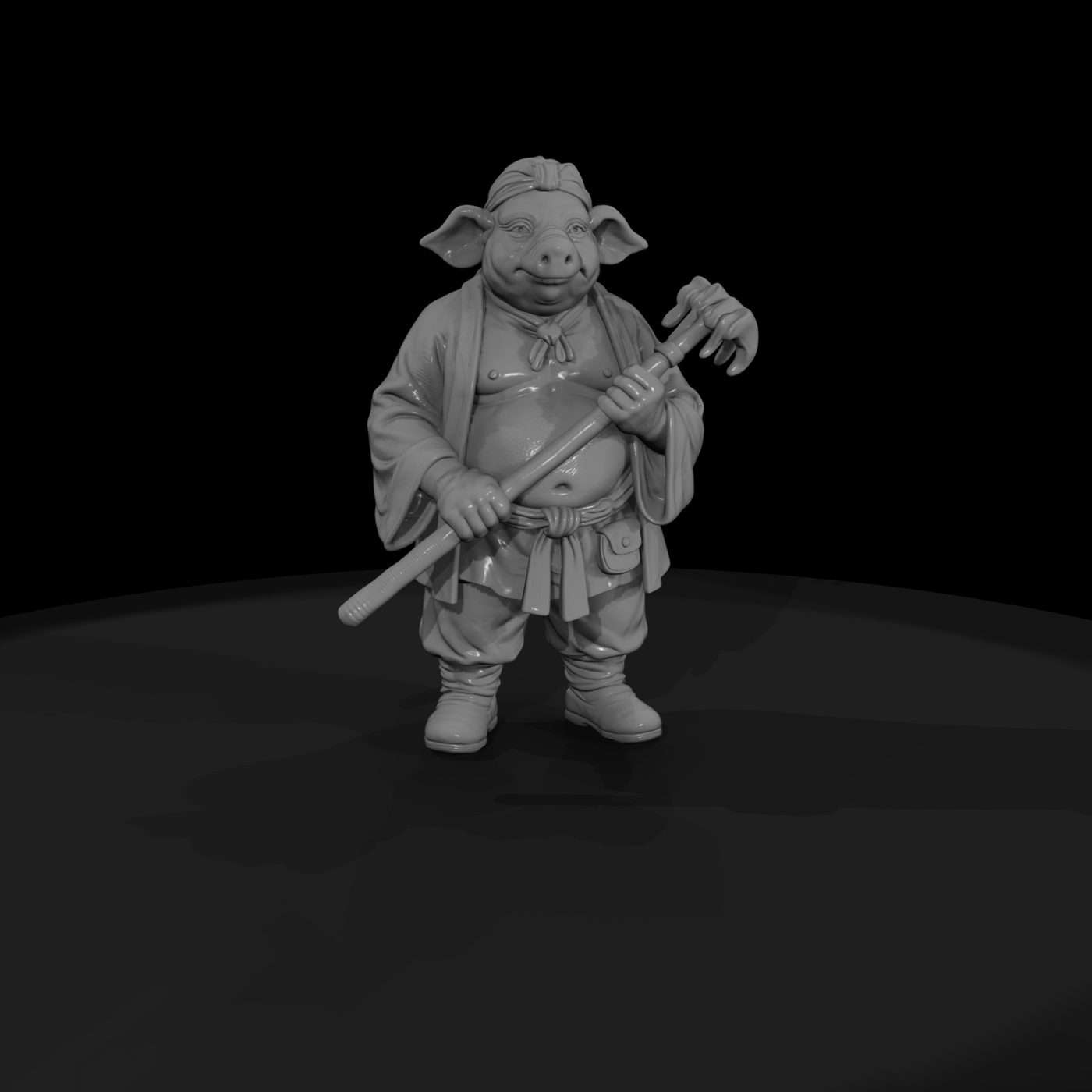 Myth 0441 Mythology Zhu Bajie Miniature Figure