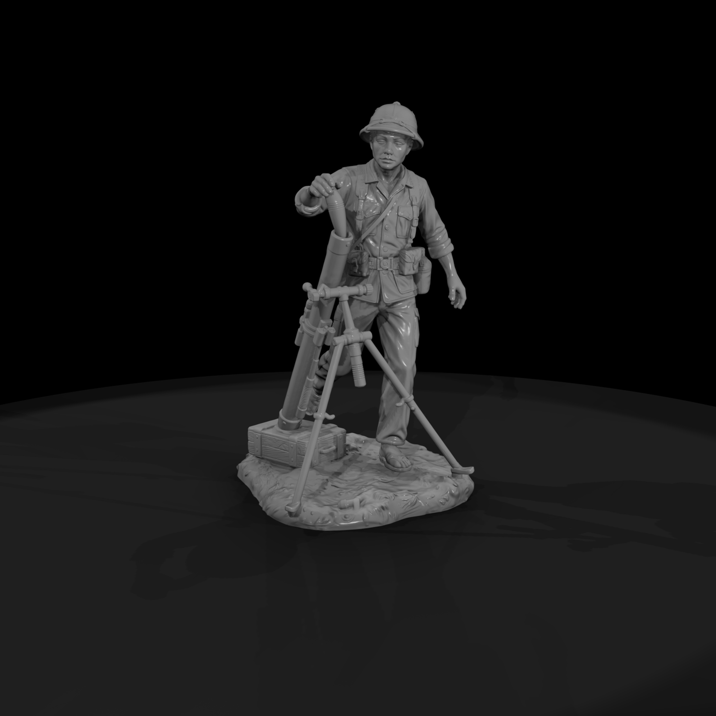 Vnh 078 Viet Cong Mortar Crewman