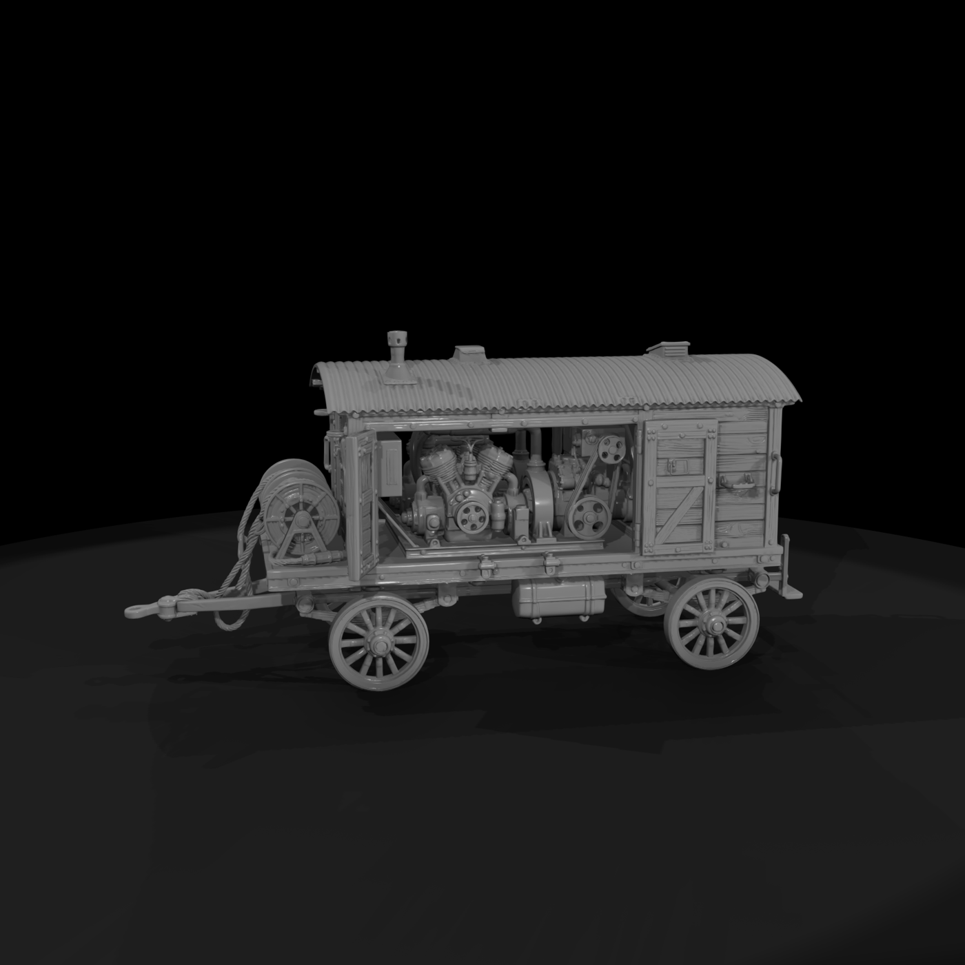 Cir 192 Prop Generator Wagon