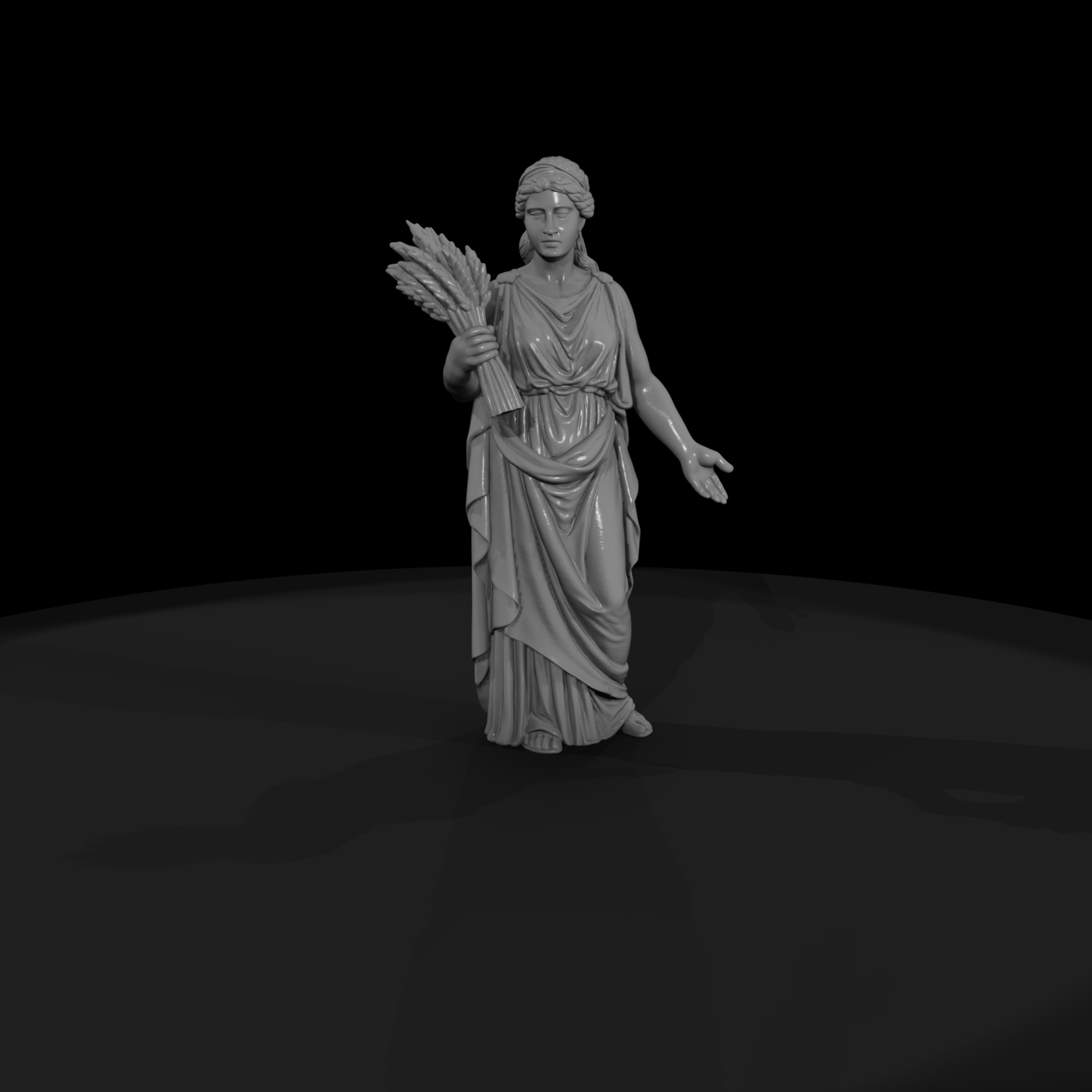 Myth 0260 Mythology Demeter Miniature Figure