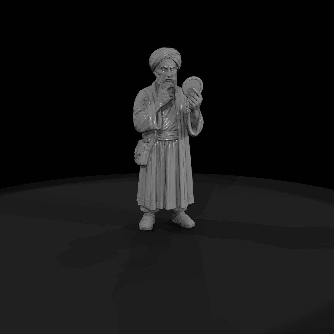 Hist 0078 Historical Ibn Al Haytham Miniature Figu