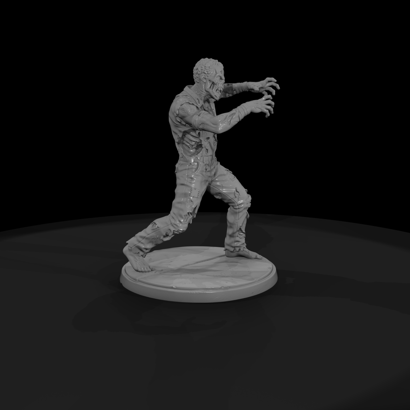 Lunging Convict Zombie