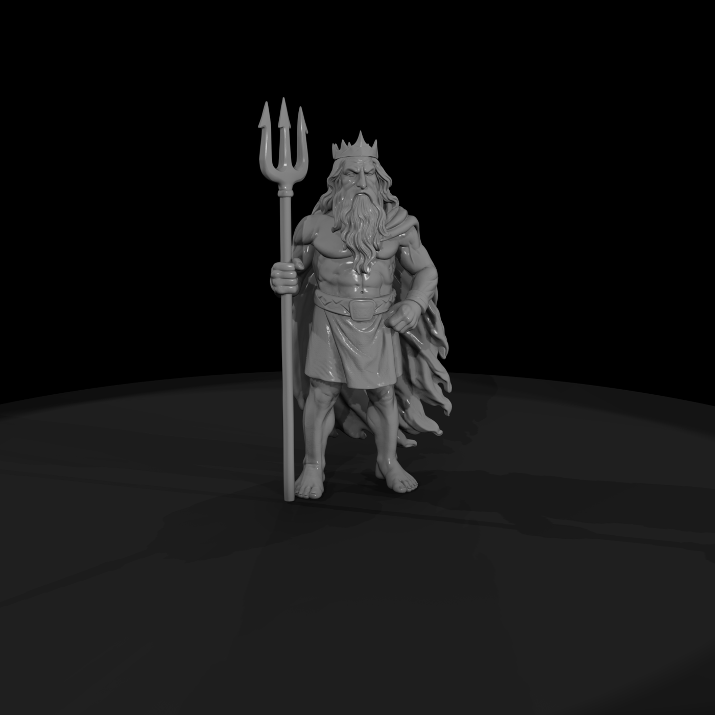 Myth 0252 Mythology Poseidon Miniature Figure