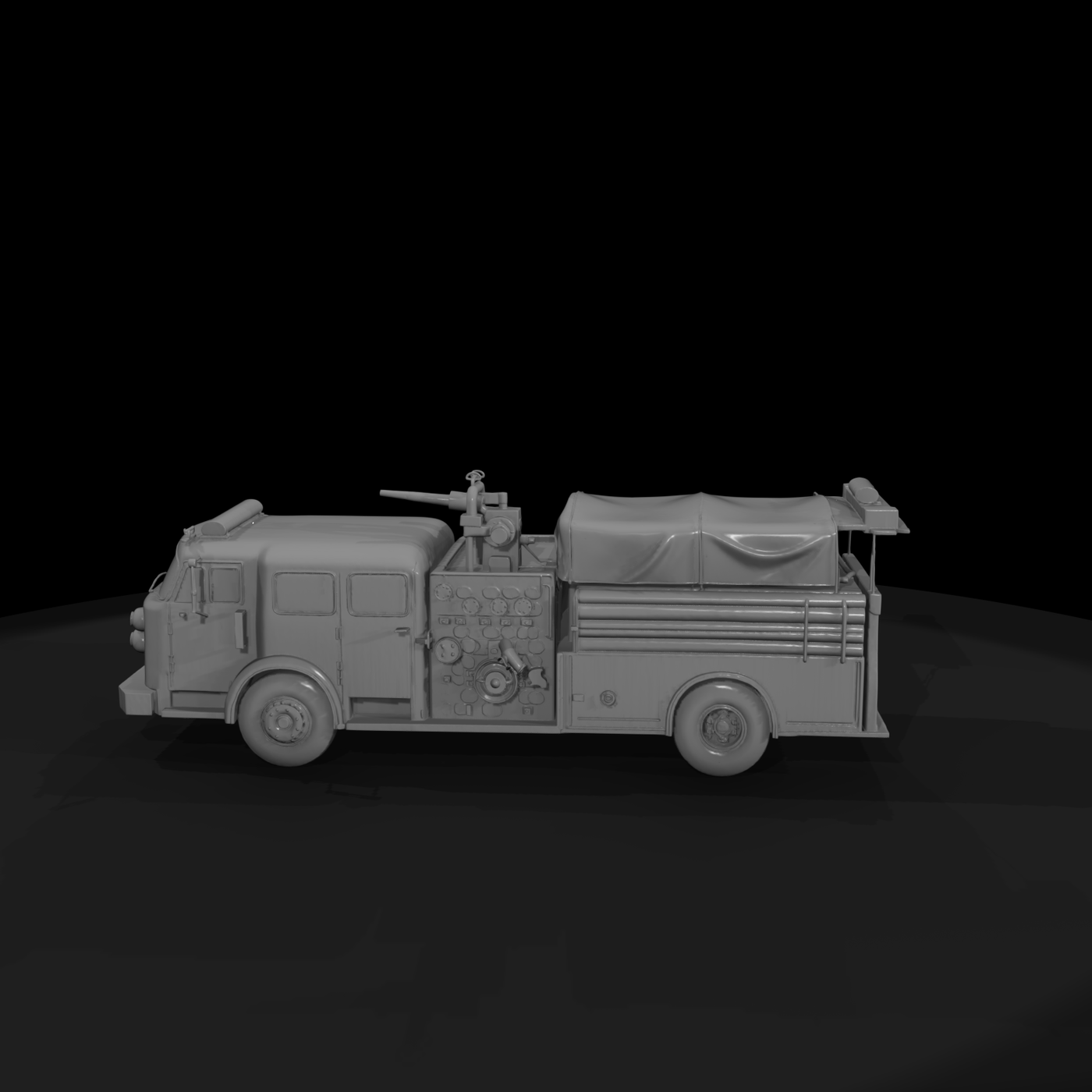 Vintage Pumper Fire Truck