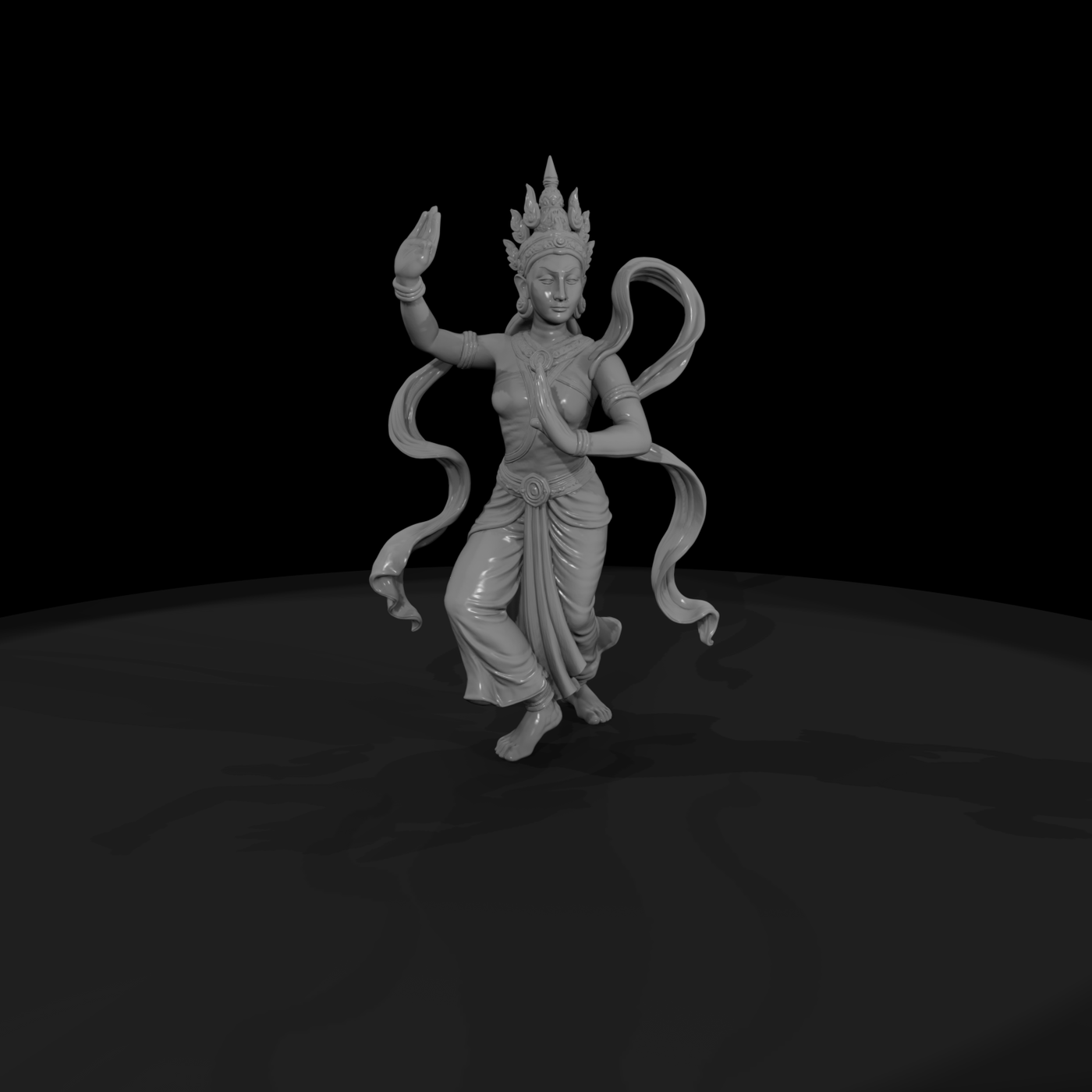 Myth 0437 Mythology Apsara Dancer Miniature Figure