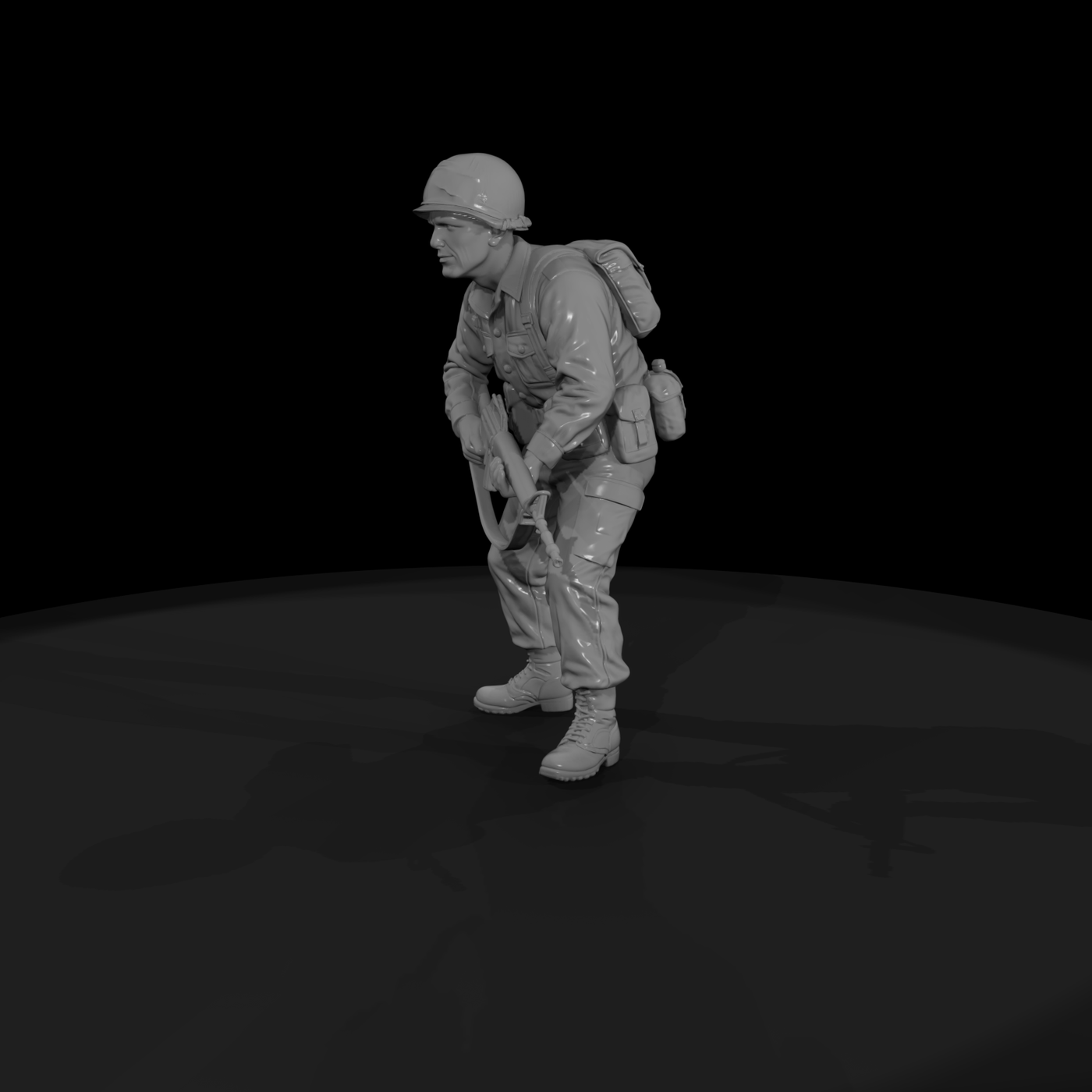 Vn Army 097 Vietnam U S Army Rifleman Figure