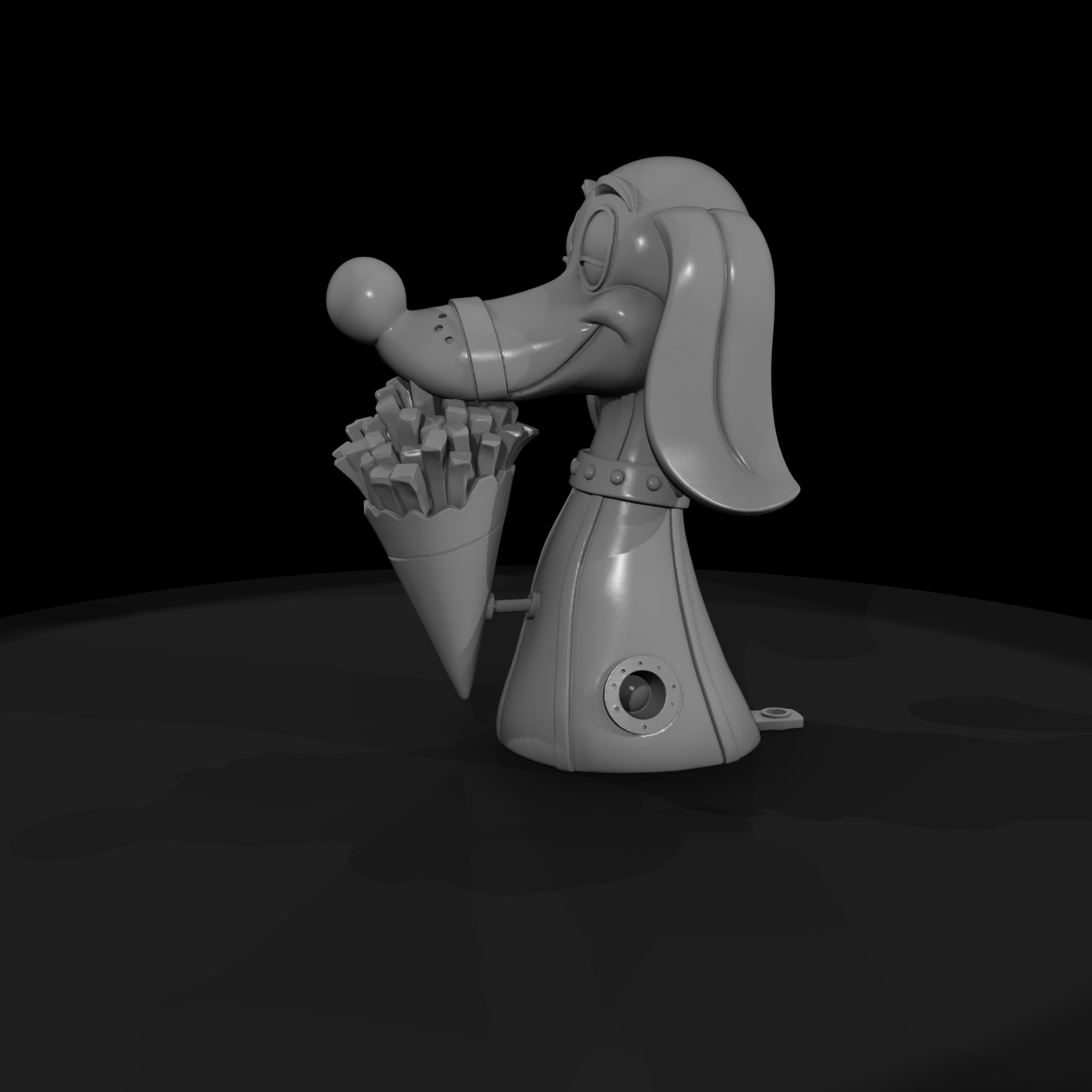 Fry Pup — Stylized Dog French Fry