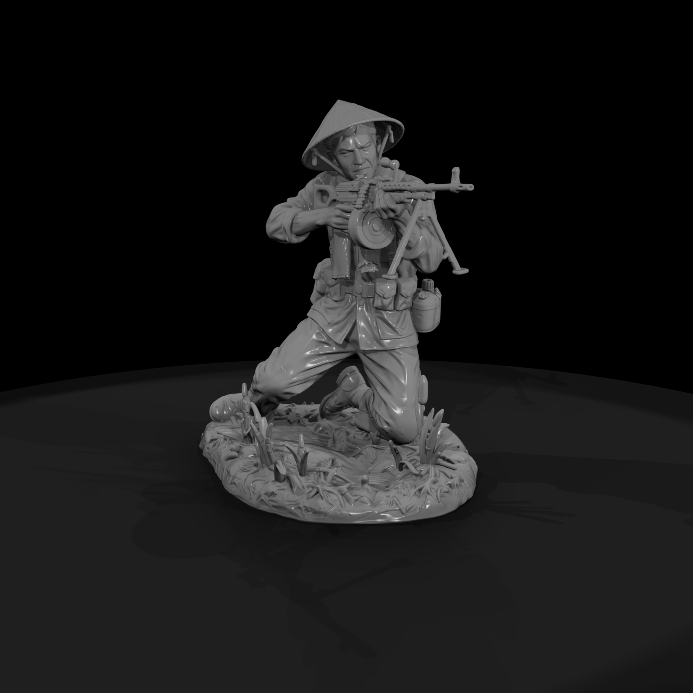 Vnh 067 Viet Cong Light Machine Gunner
