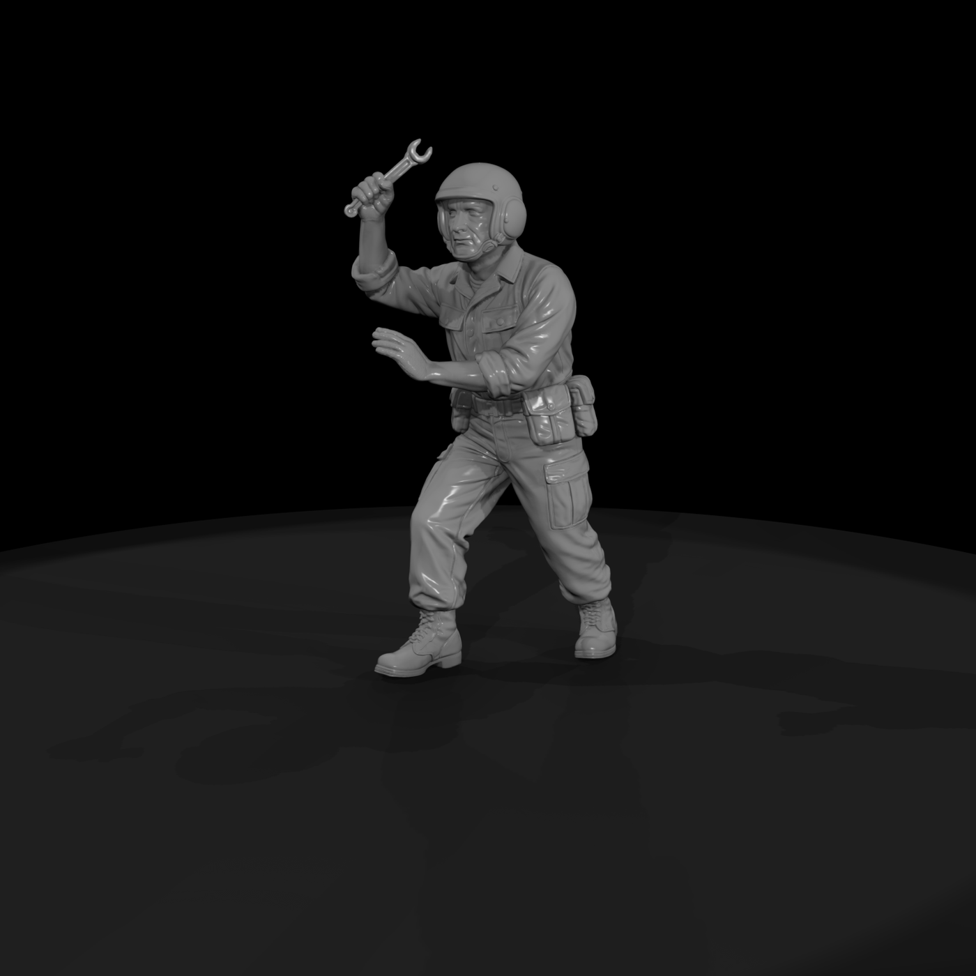 Vn Army 011 Vietnam U S Army Mechanic Figure