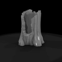 hollow-broken-tree-stump-3d-printable-miniature-terrain-916707 — thumbnail 5