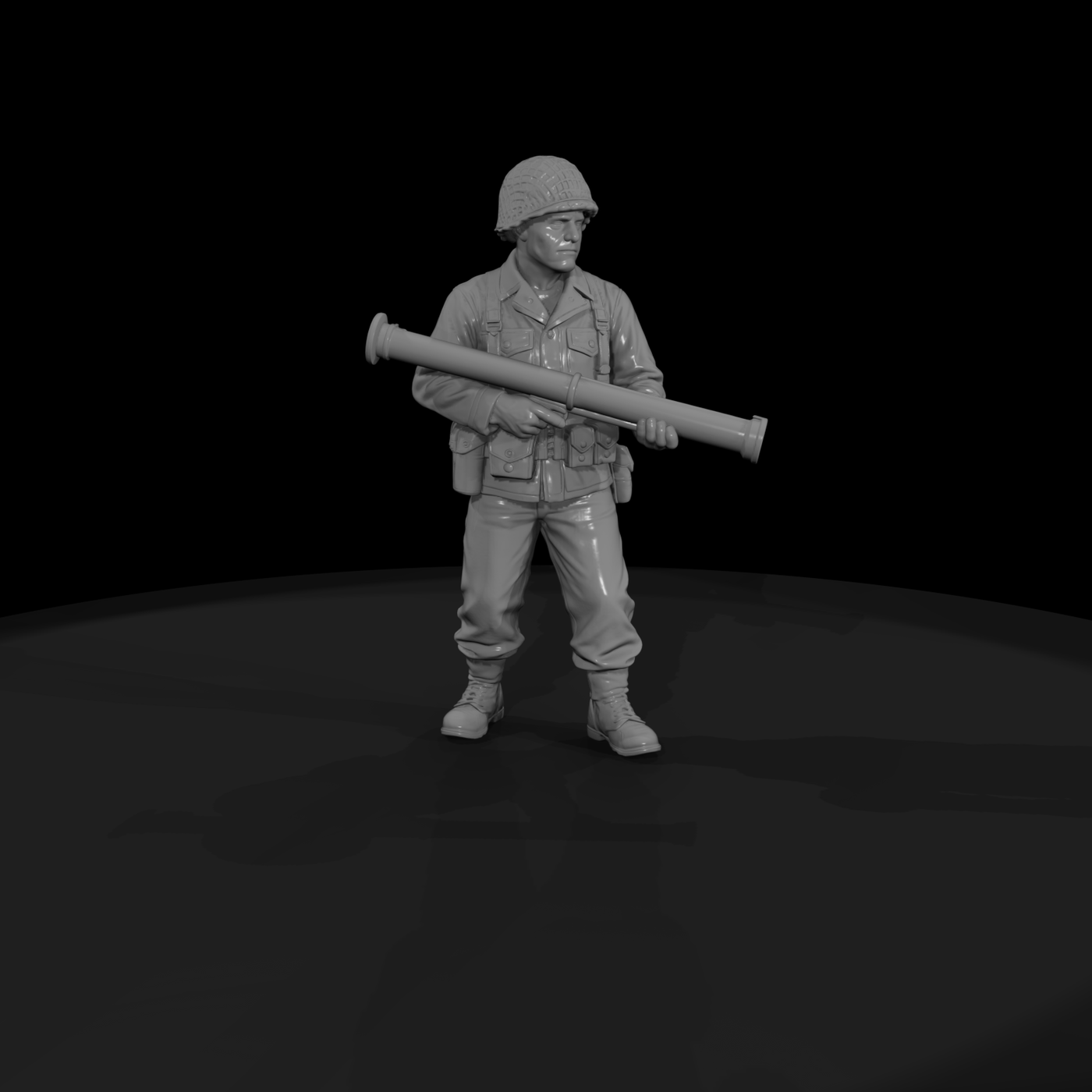 WWII US Army Bazooka Soldier
