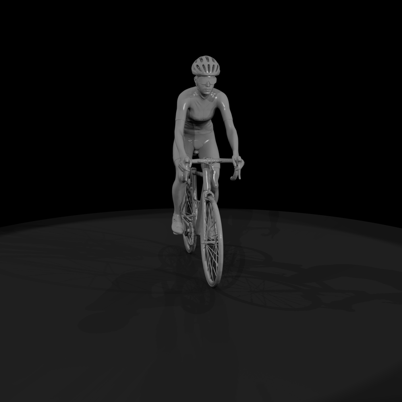 0085 Sports Cyclist Road F