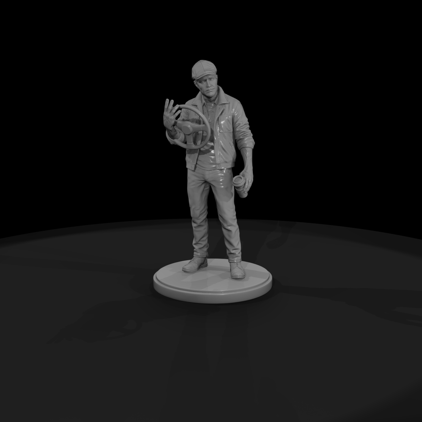 Poparc 0091 Midnight Cab Driver Alternate Pose