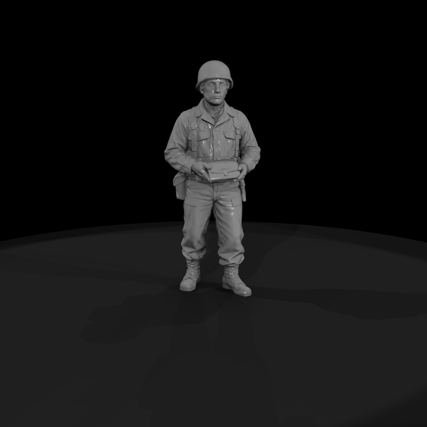 Ww2 Army 046 Wwii U S Army Platoon Leader Figure