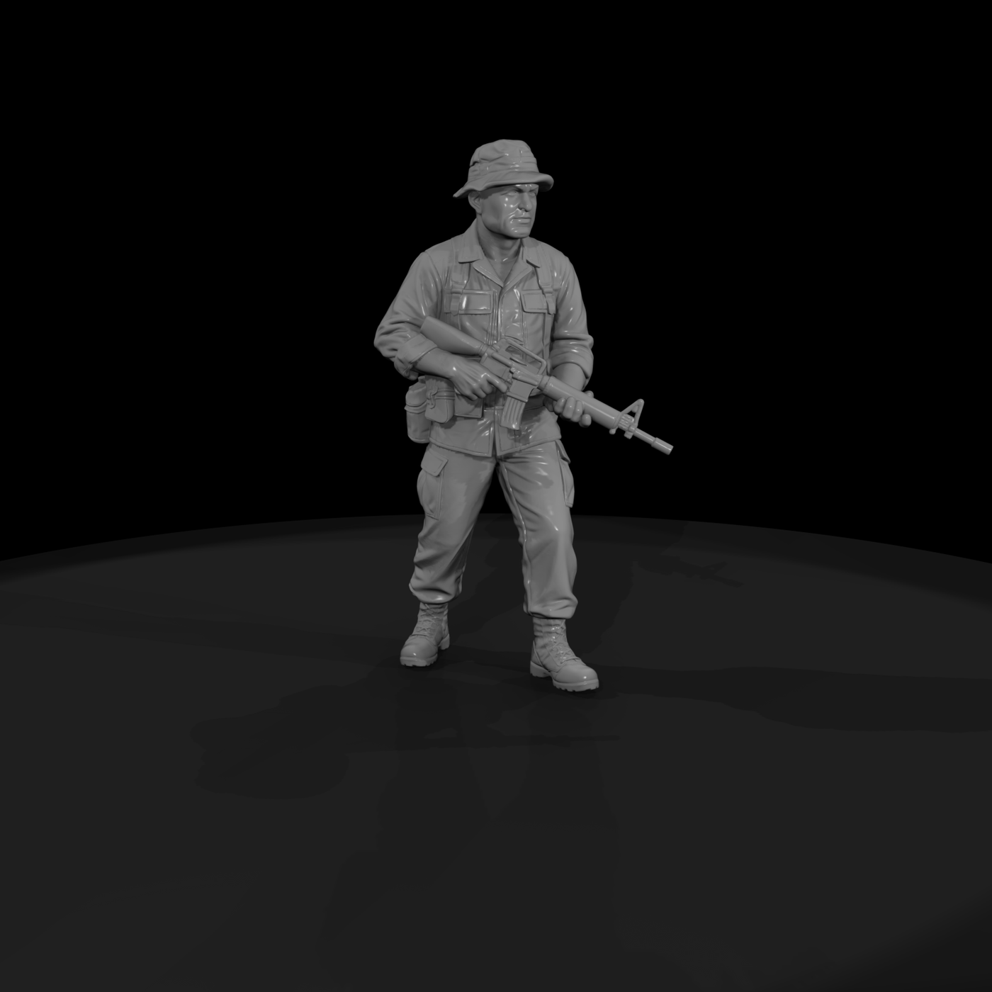 Vn Army 052 Vietnam U S Army Scout Figure