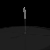 stylized-curved-fantasy-polearm-miniature-glaive-for-tabletop-dioramas-784593 — thumbnail 5