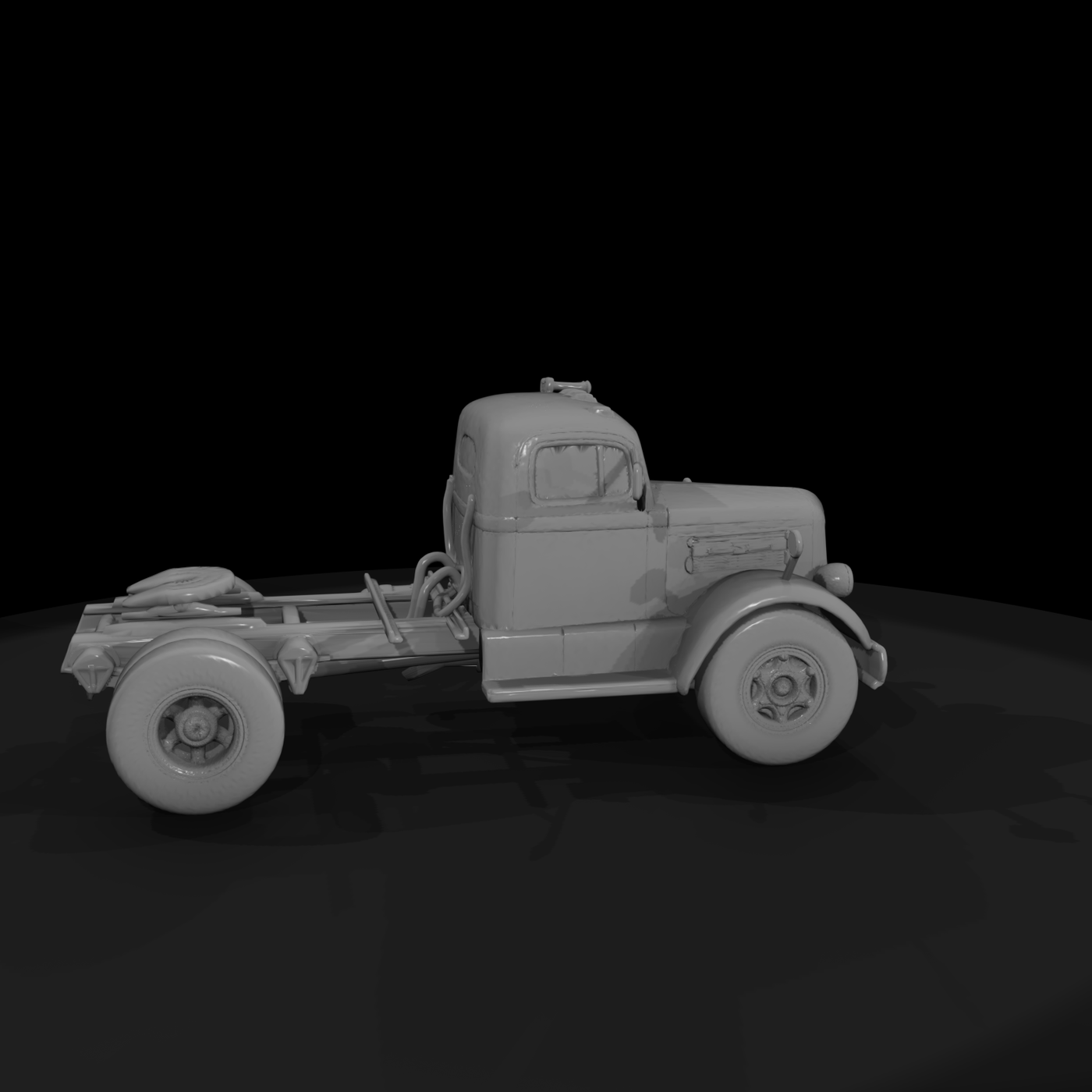 1955 White Two-Axle Semi Tractor