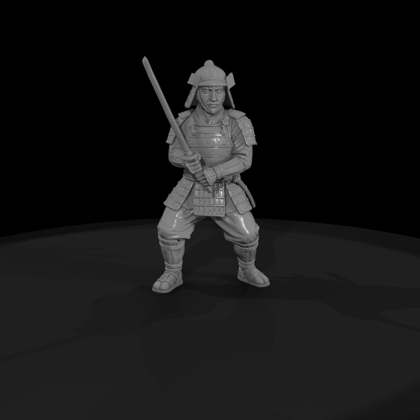 Hist 0223 Samurai Retainer Miniature Figure