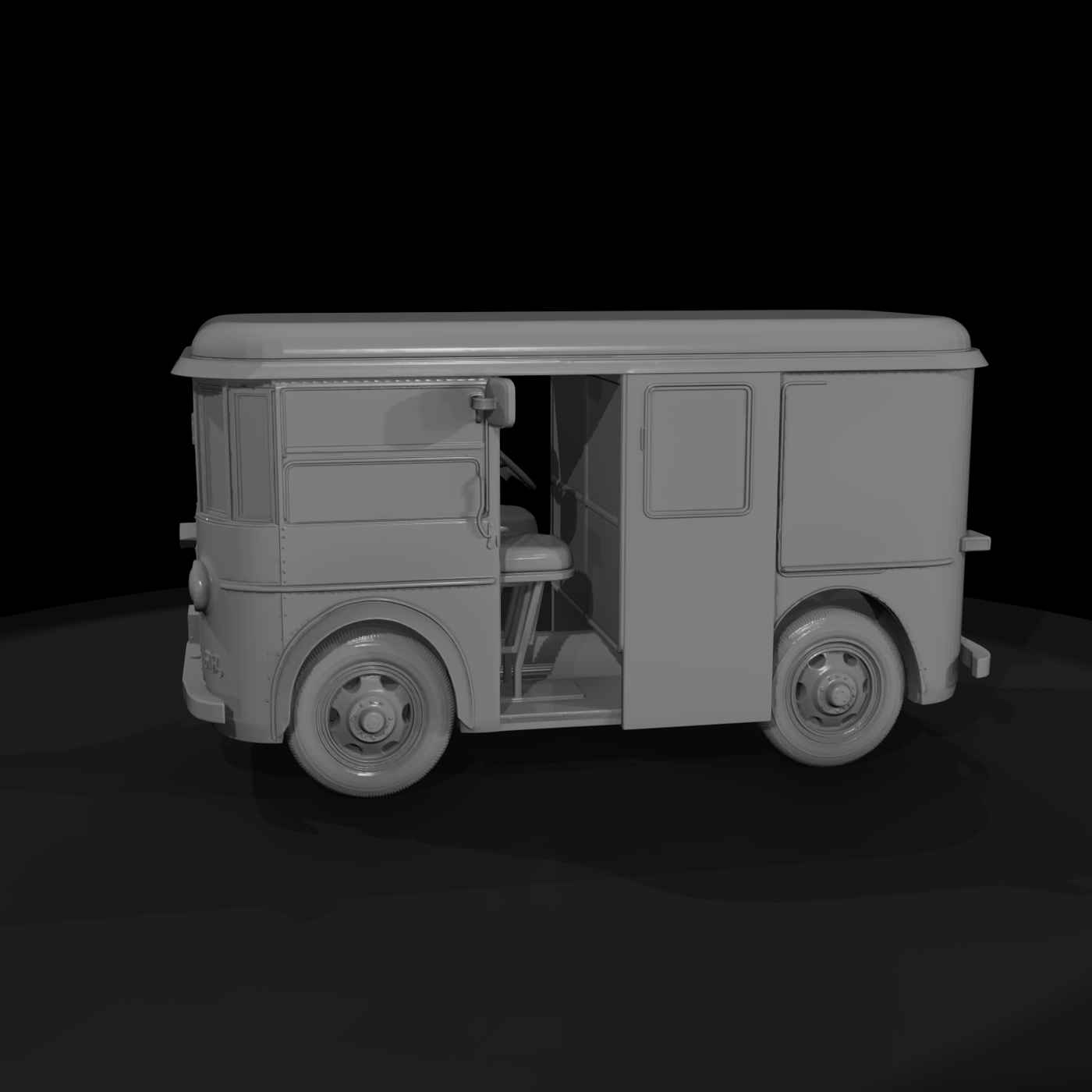 Retro Delivery Van