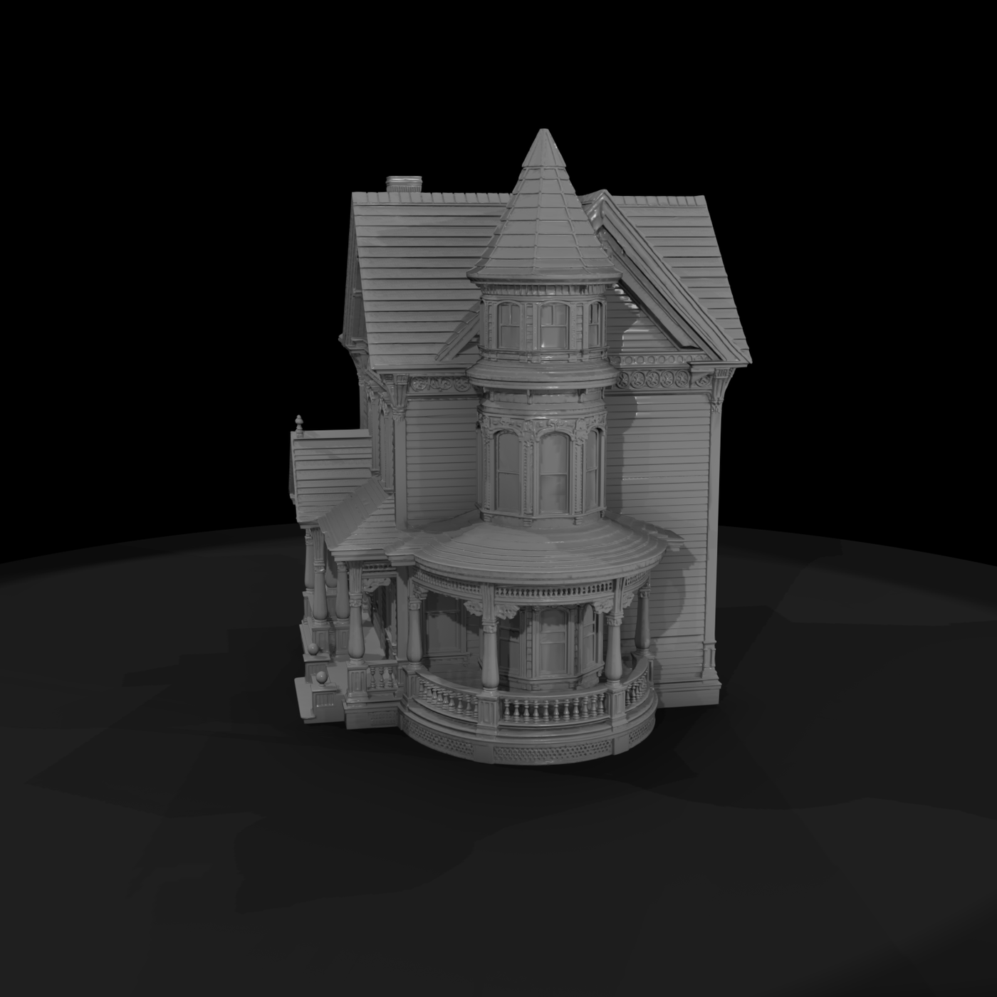 Queen Anne Victorian House — Exterior