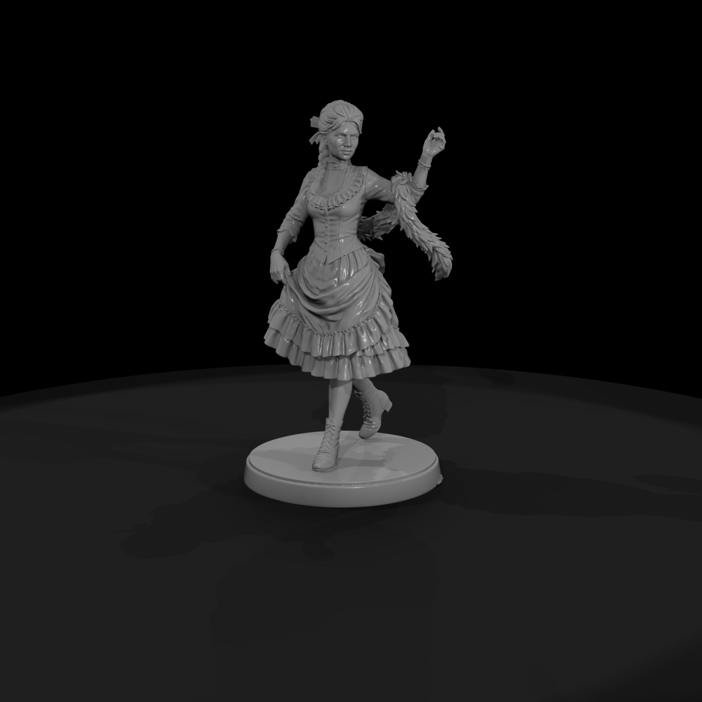 Old West Saloon Dance Hall Girl