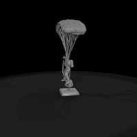 Paratrooper Under Open Canopy — thumbnail 5