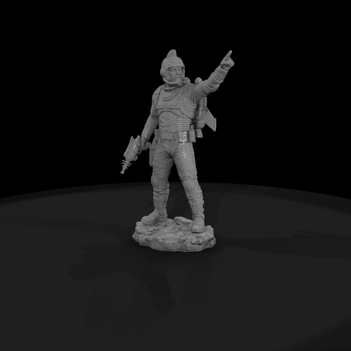 Poparc 0075 Retro Rocket Captain Alternate Pose