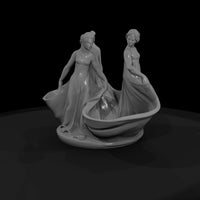 three-draped-women-centerpiece-ho-1-87-diorama-statue-178999 — thumbnail 5
