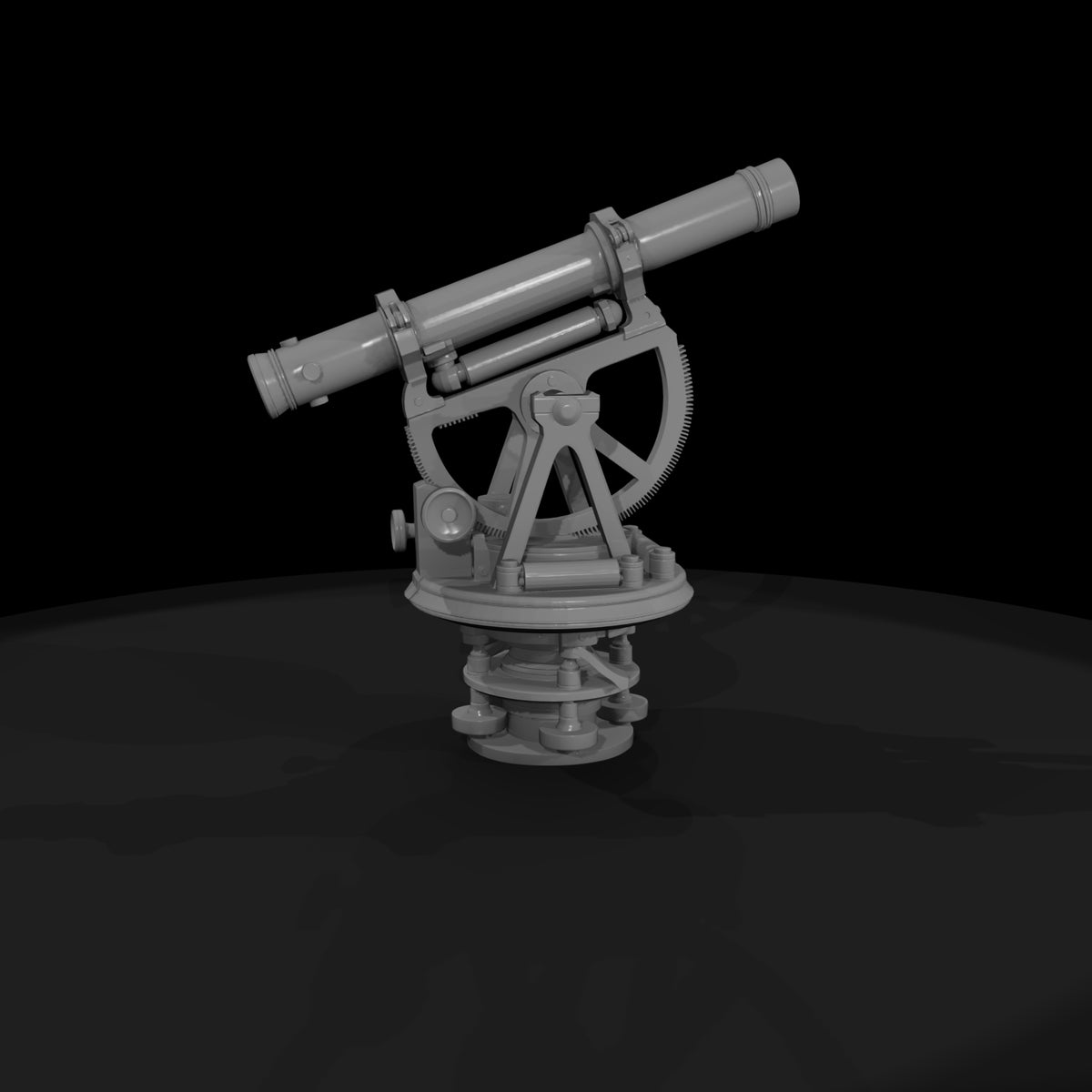 untextured_matte_theodolite_3d_model_gukojish