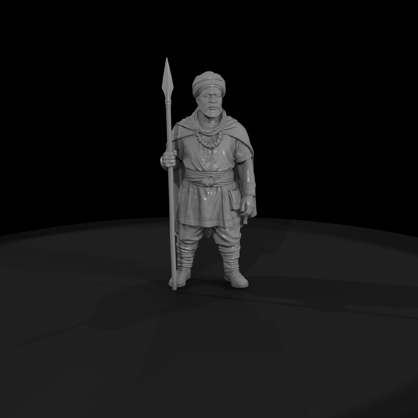 Hist 0086 Historical Sundiata Keita Miniature Figu