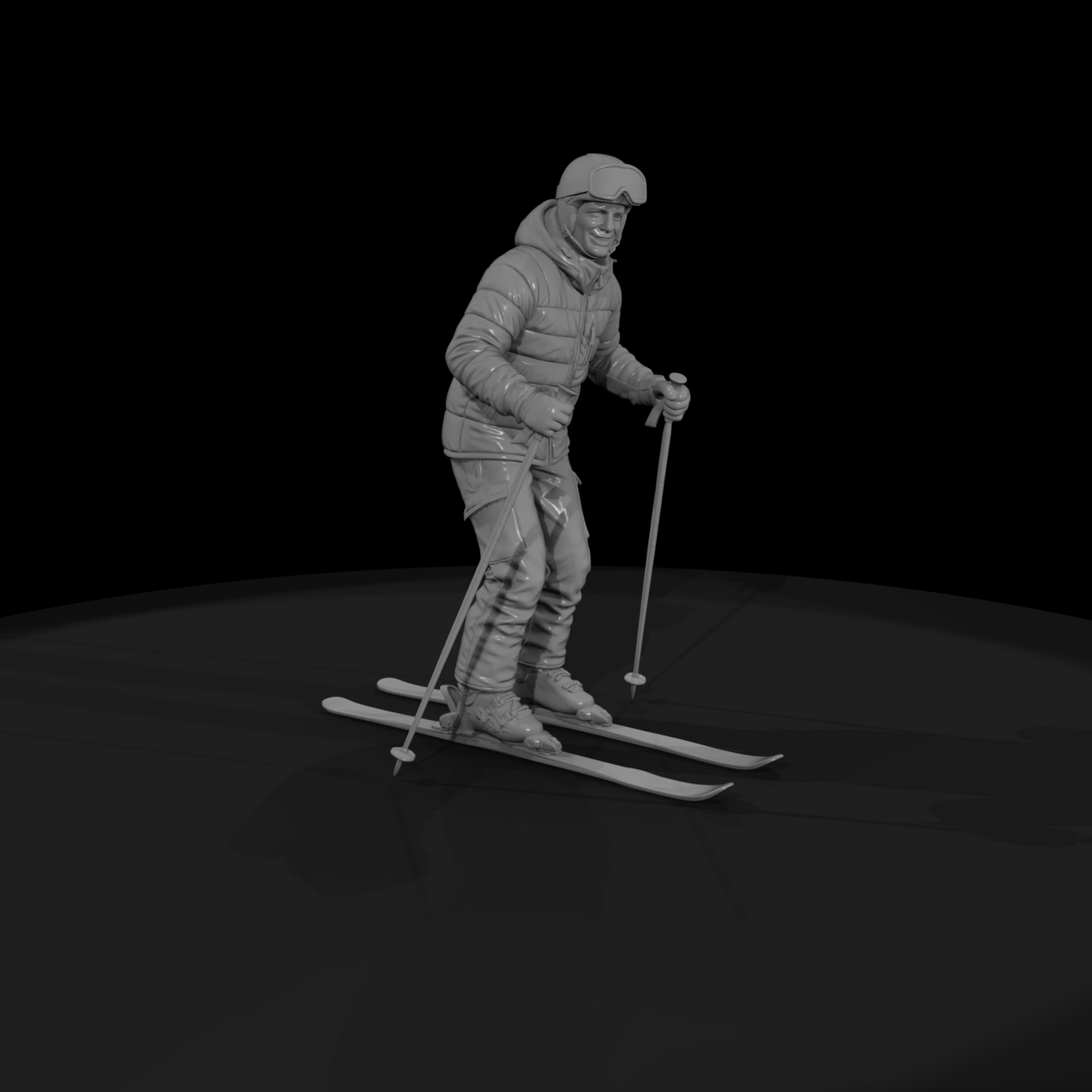 0094 Sports Skier Poles