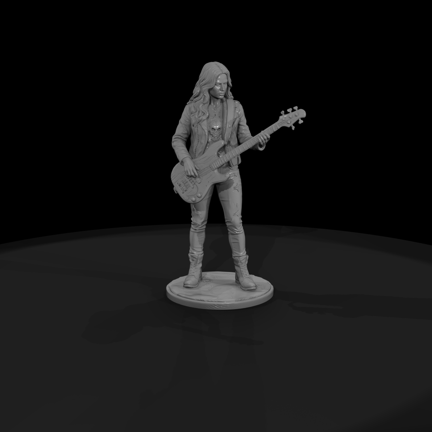Bnd 018 Metal Band Bass Guitar
