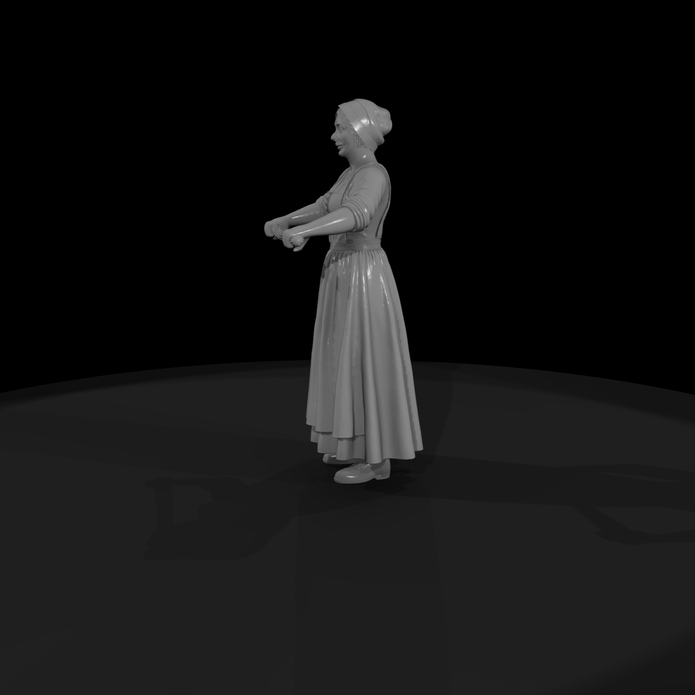 Victorian Laundry Maid — Historical