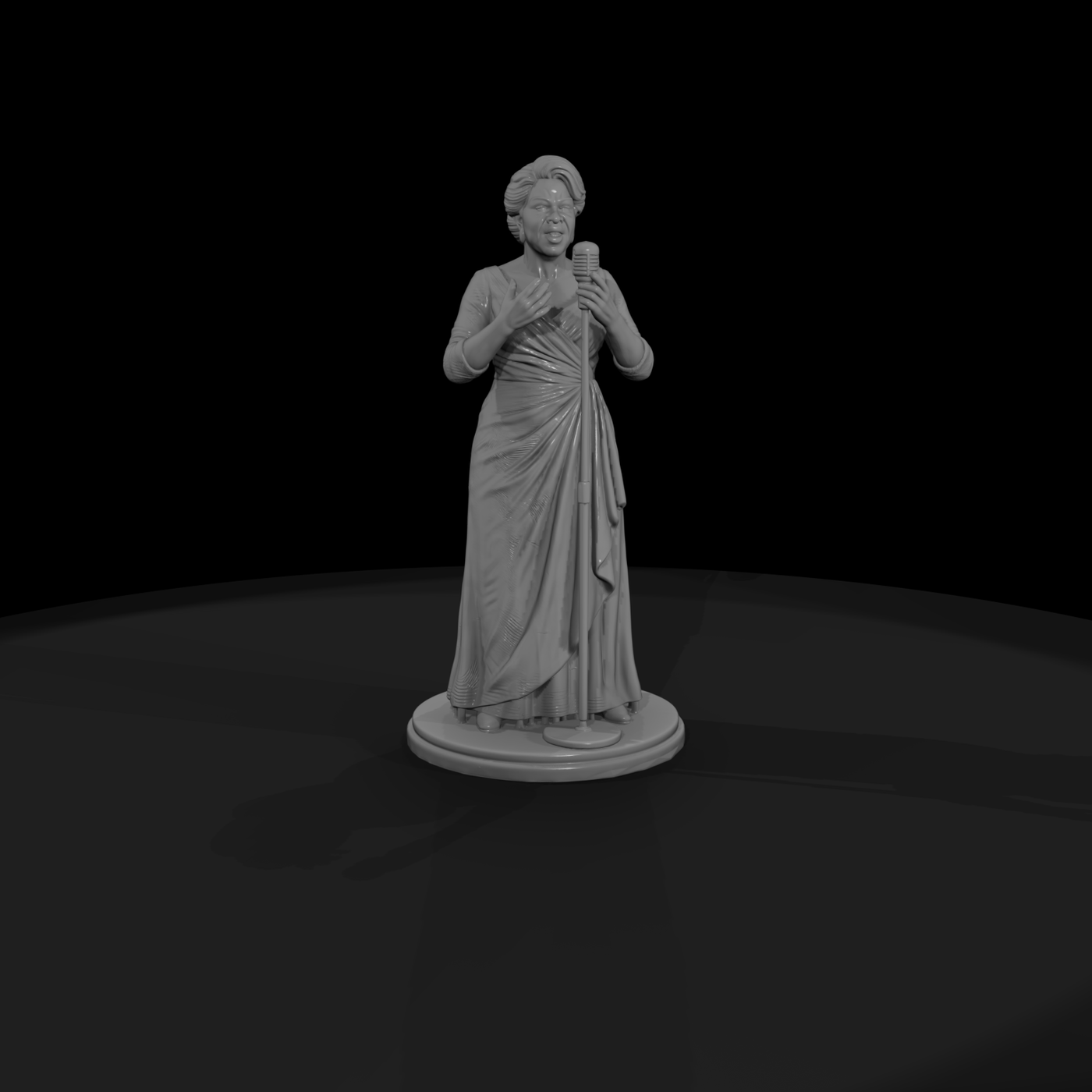 Opera Soprano Mid-Aria