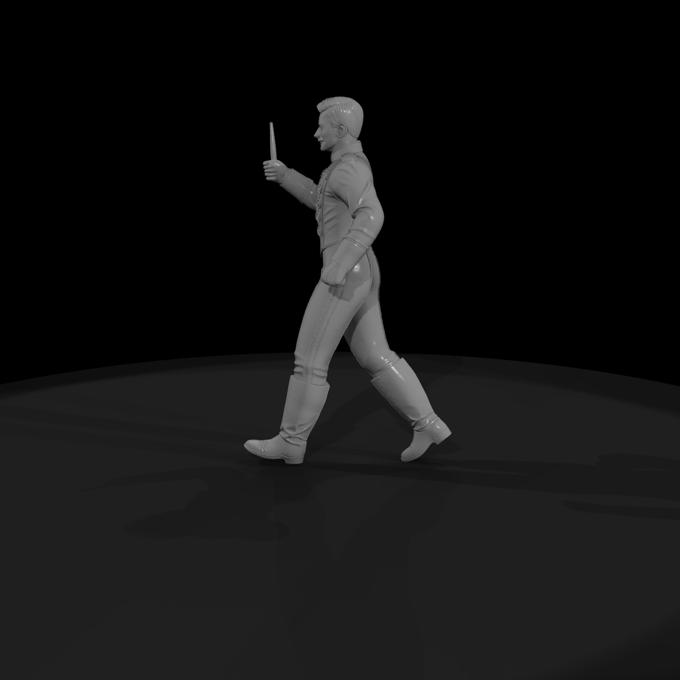 Stylized Marching Band Conductor