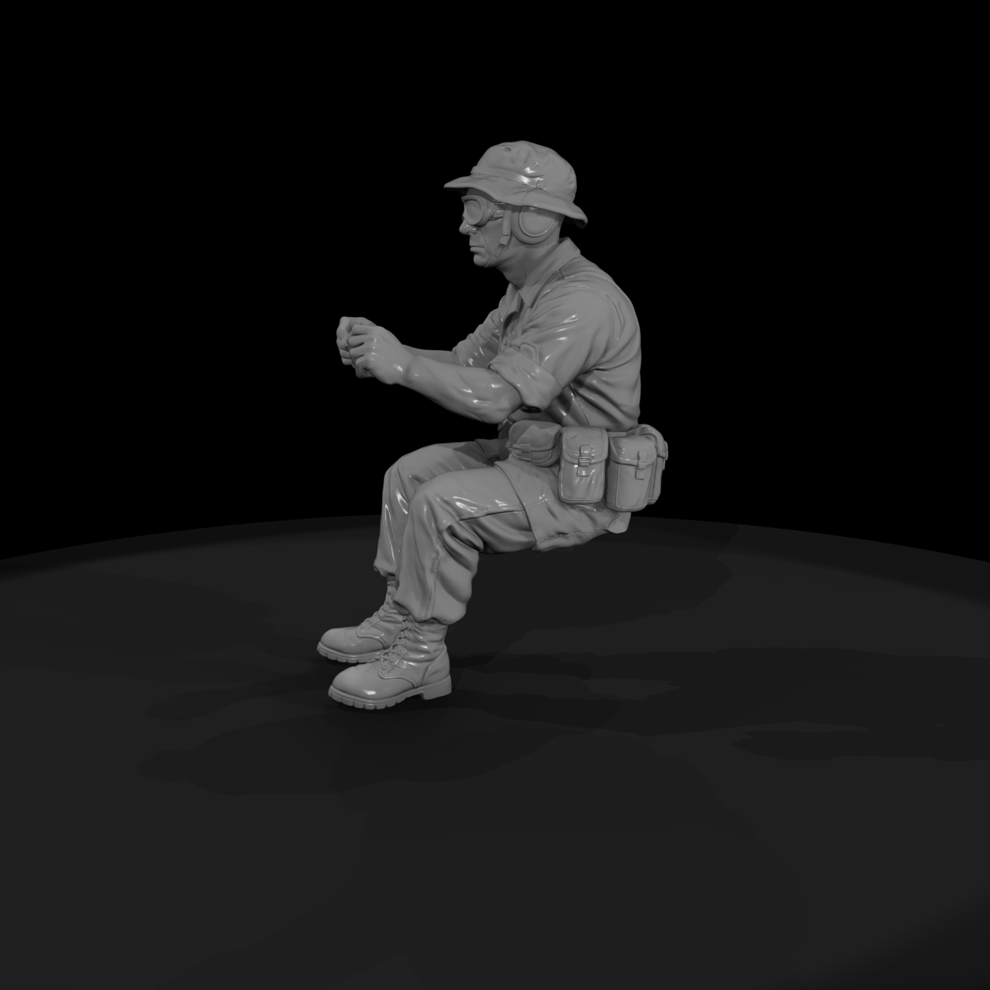 Vn Army 041 Vietnam U S Army Truck Driver Figure