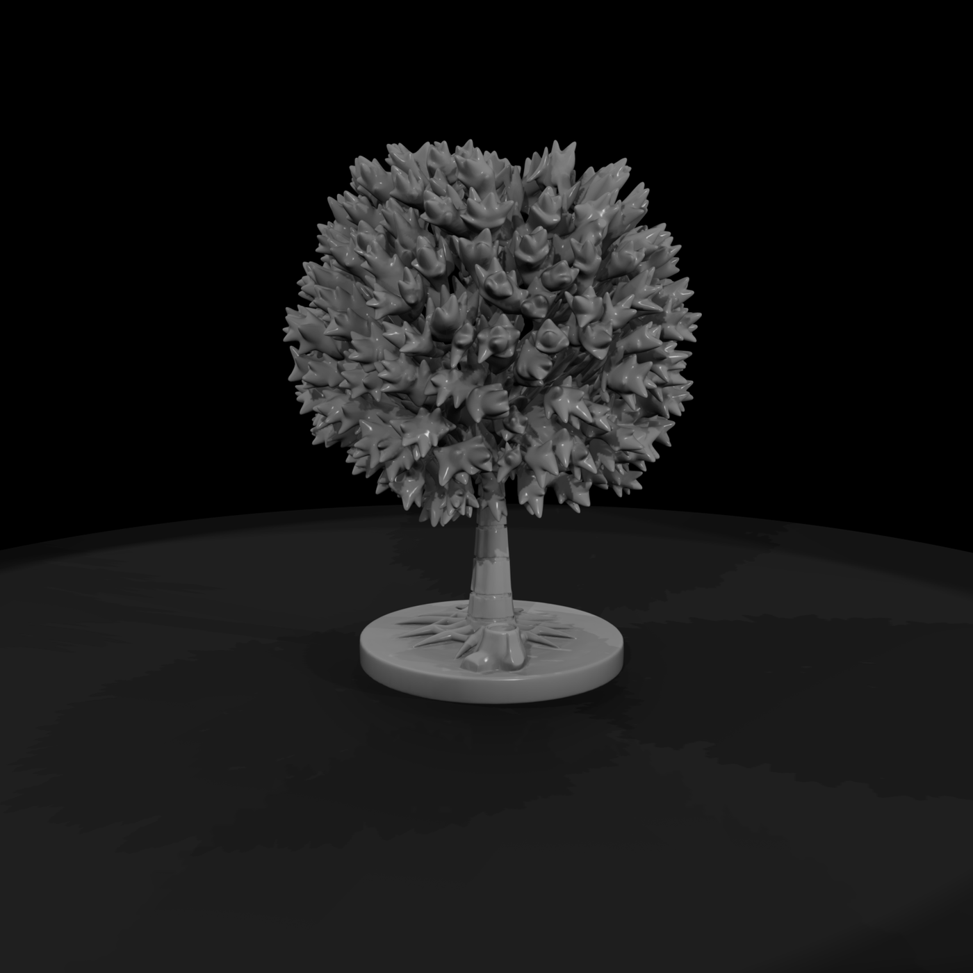 Stylized Low-Poly Tree