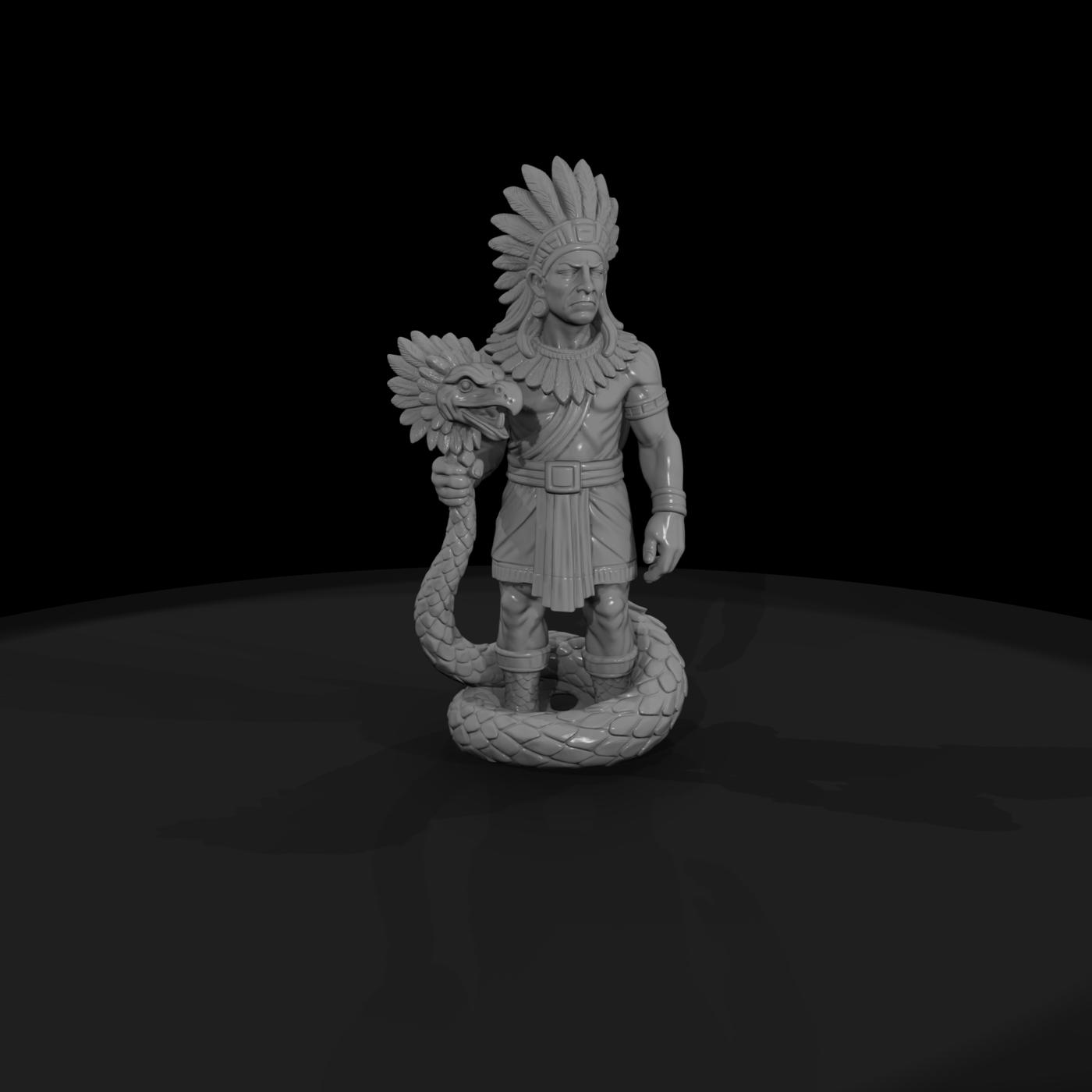 Myth 0470 Mythology Quetzalcoatl Miniature Figure