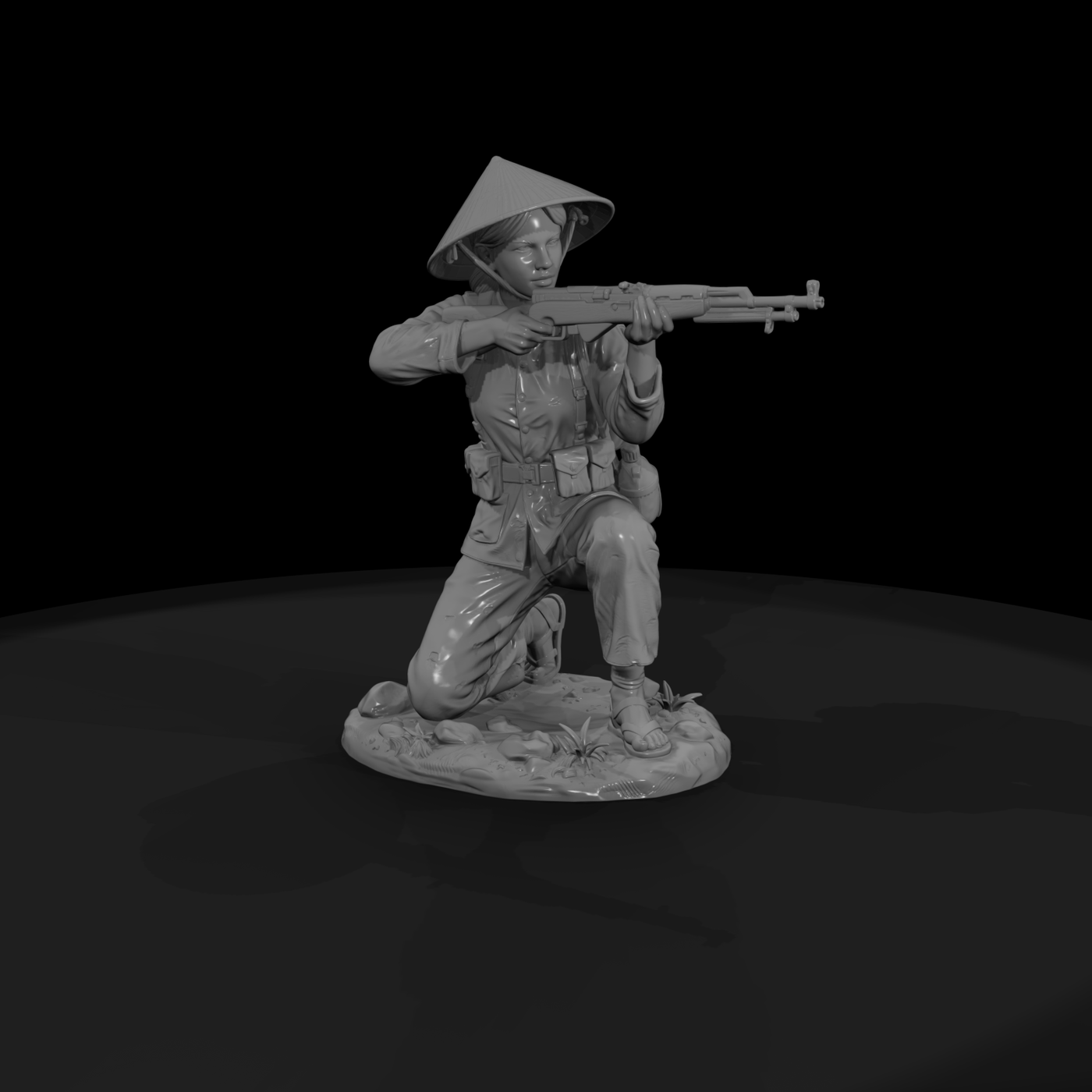 Vnh 063 Viet Cong Female Guerrilla