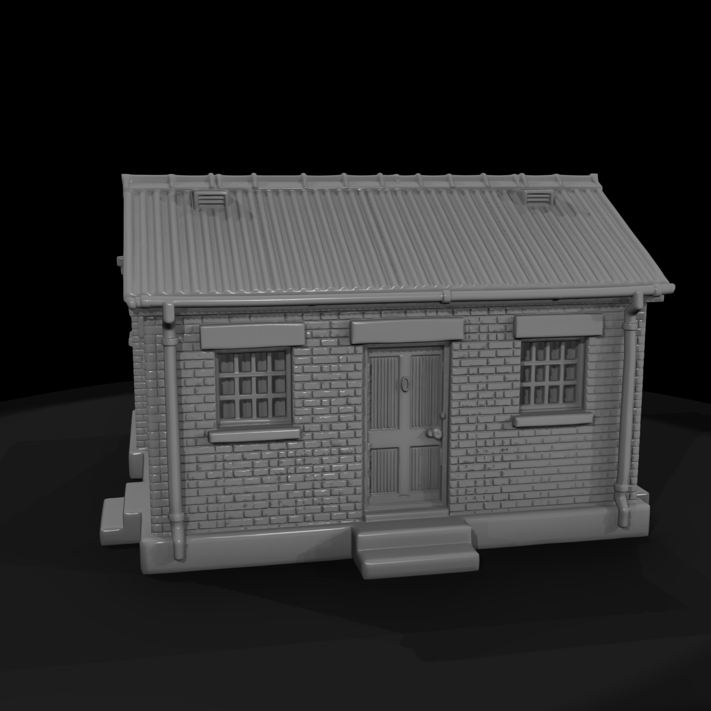 Wartime Brick Decontamination Block