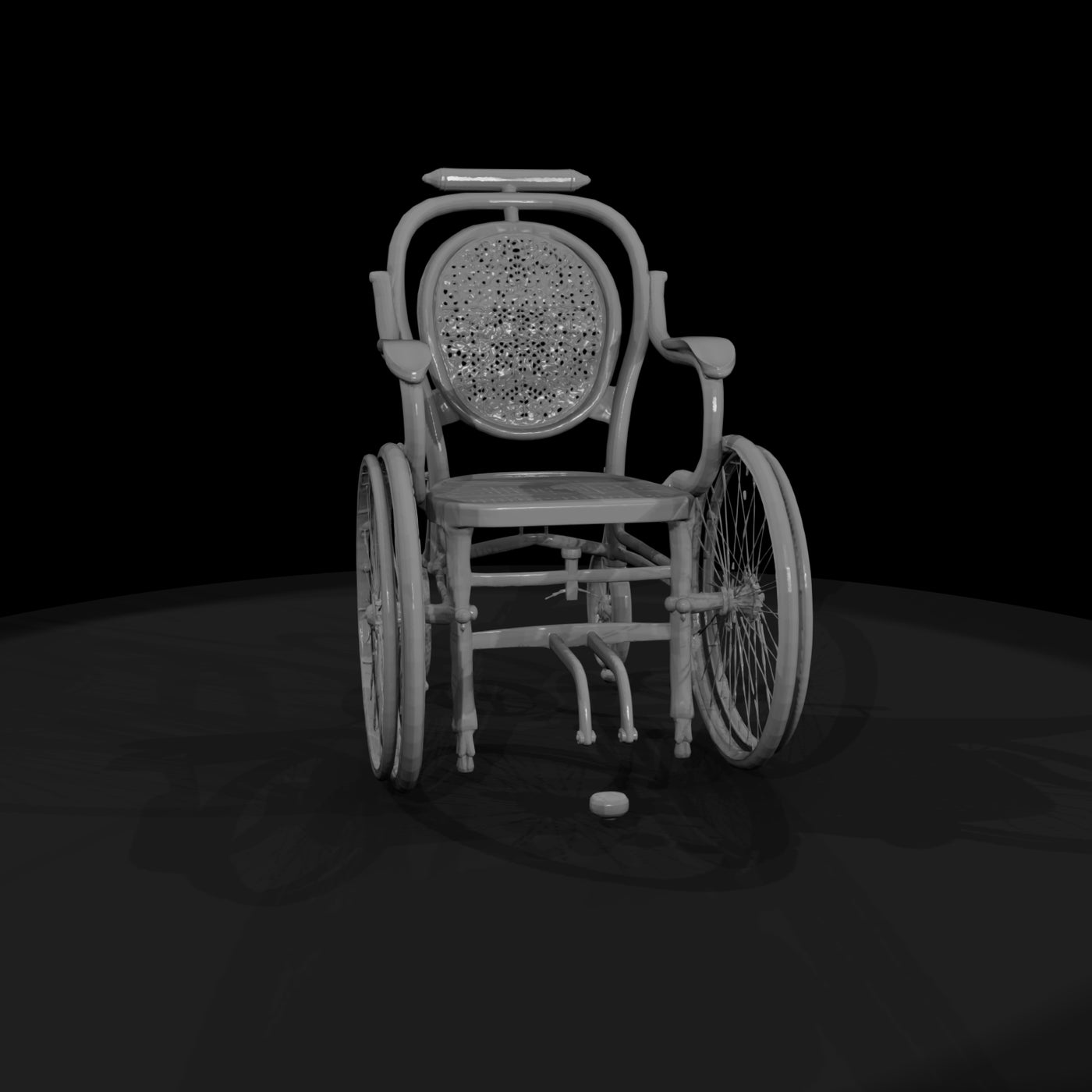 manual-wheelchair-3d-model