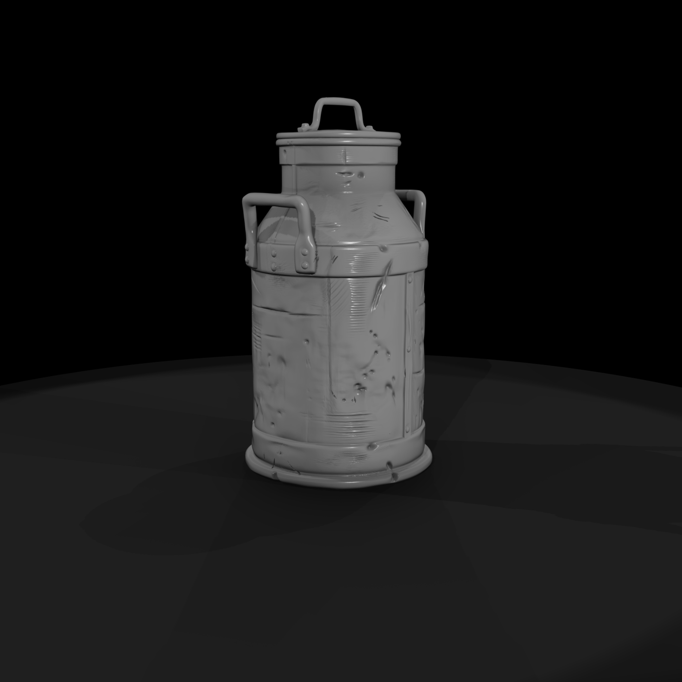 Old Dairy Milk Churn Can