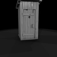 ho-scale-rustic-outhouse-door-panel-with-heart-cutout-383917 — thumbnail 4