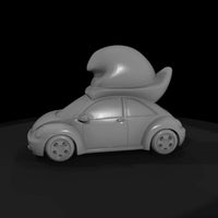 beetle-style-mini-car-with-novelty-roof-ornament-ho-1-87-088417 — thumbnail 5