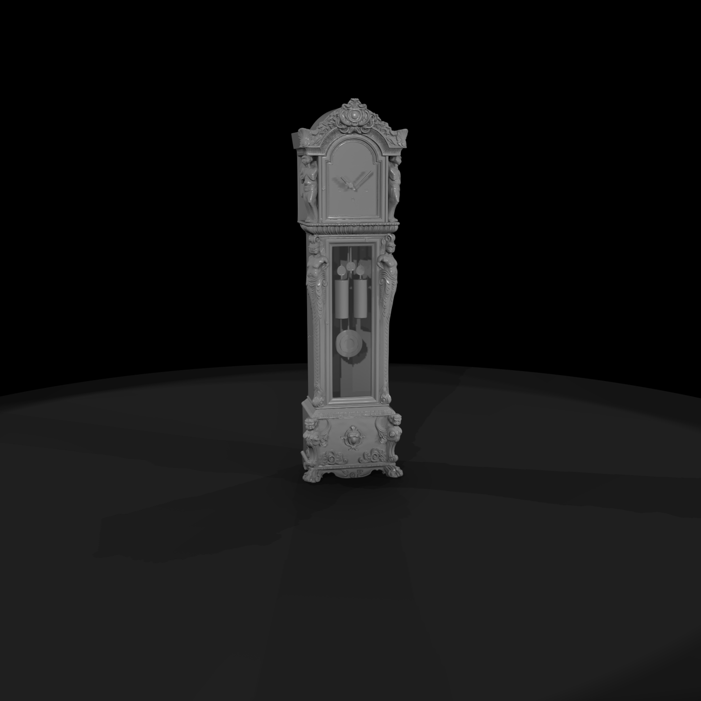 20260612 Ornate Grandfather Clock 975E08E5B8