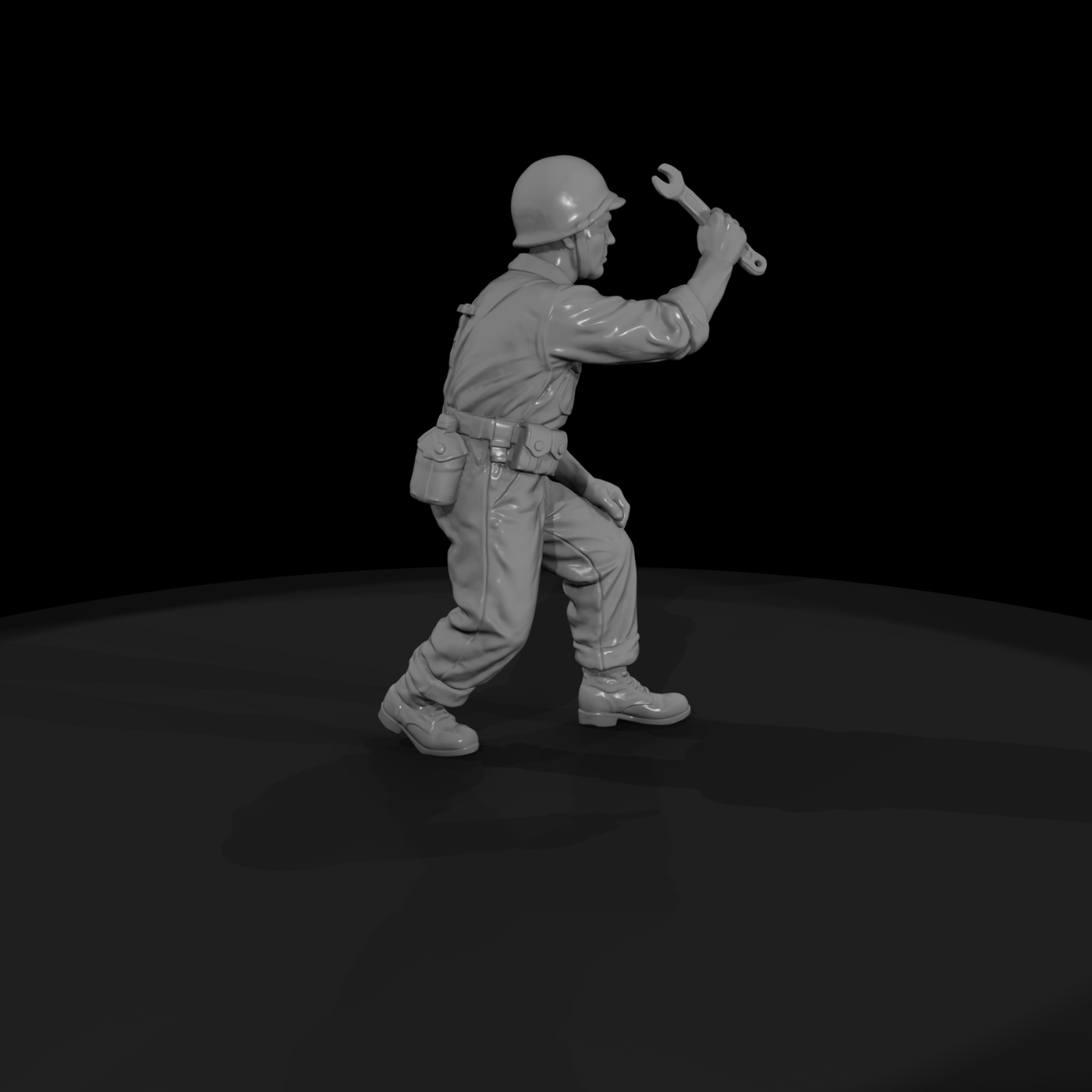 Ww2 Army 075 Wwii U S Army Mechanic Figure